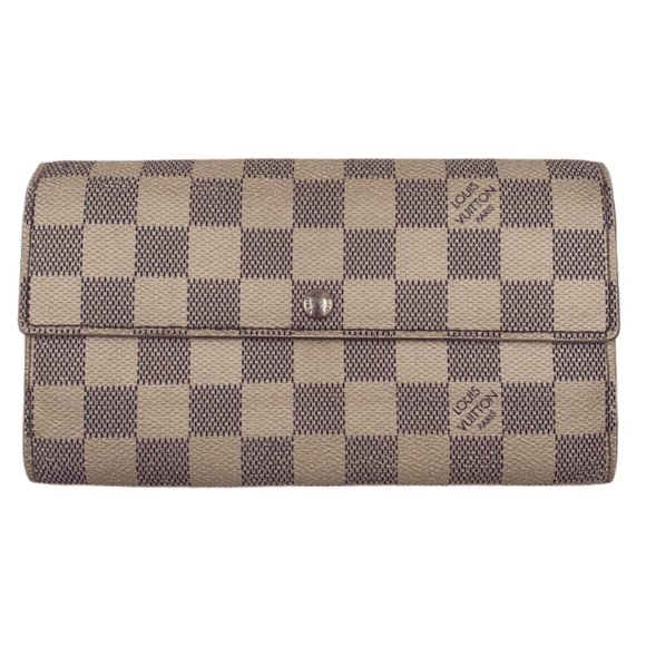 Authentic Louis Vuitton DA White Long Wallet - Picture 1 of 15